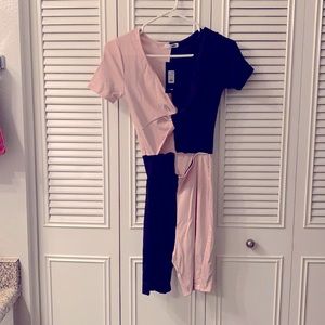 Bitter Sweet Color Block Romper
